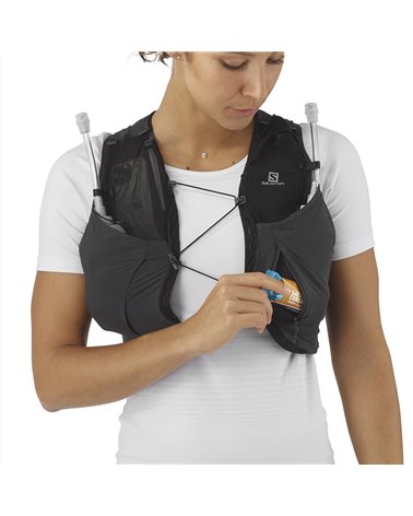 Salomon Sense Pro 5 Set W Hydration Running Women's Pack/Vest, Black (2 500 ml Soft Flask Included)