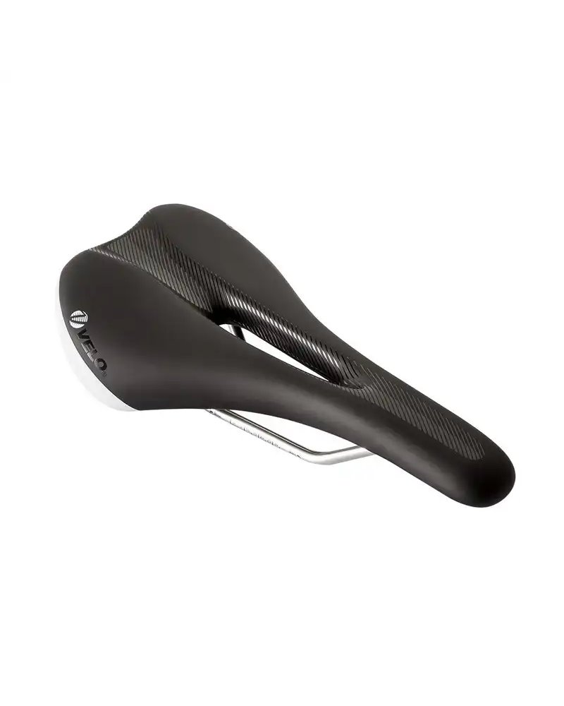 Velo Velo Saddle, Senso Line, Model e-Bike Sport 1830 For e-Bike. Black/White.