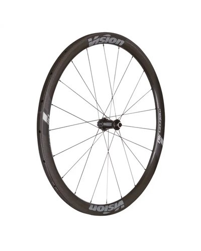 Vision Coppia Ruote Metron40 Sl per Tubolari, Cerchio Spessore 40mm Sh/Campy 10/11 V, Grafica Grigia