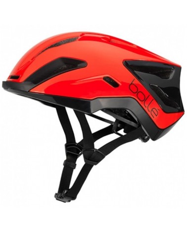 Bollé Exo Road Cycling Helmet, Shiny Red/Black