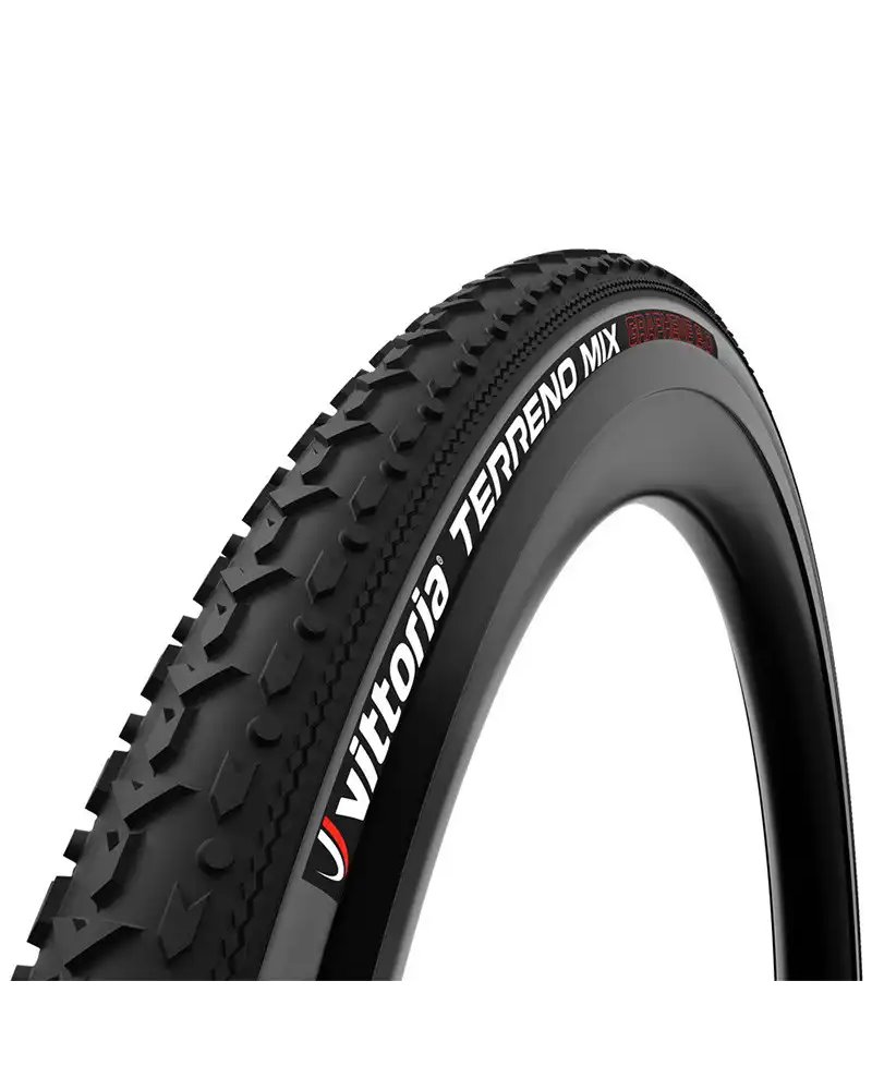 Vittoria Terreno Mix 40-622 Gravel TNT 1C G2.0 Copertone Tubeless 120 TPI, Antracite/Nero/Nero