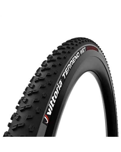 Vittoria Terreno Wet 40-622 Gravel TNT 1C G2.0 Tubeless Ready Tire 120 TPI, Anthracite