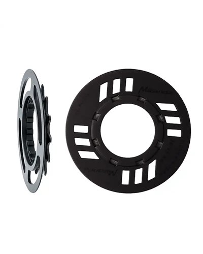 Bosch Pignone con Paracorona Miranda 16 Denti, Offset 3 mm, per Bicicletta Elettrica Gen2, Nero