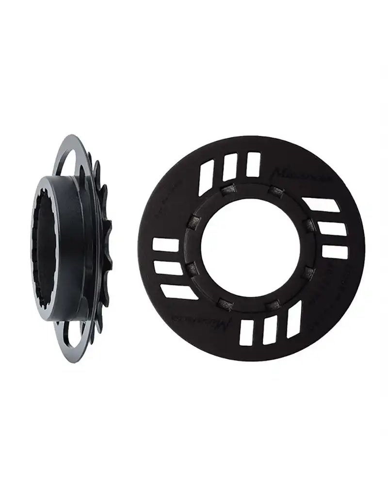 Bosch Pignone con Paracorona Miranda 16 Denti, Offset 5 mm, per Bicicletta Elettrica Gen2, Nero
