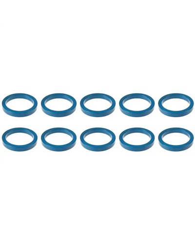 VP Components Alloy Adjuster Spacer 1- 1/8', Height 5mm, Blue, Pack Of 10Pcs