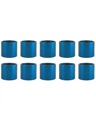 VP Components Alloy Adjuster Spacer 1- 1/8', Height 20mm, Blue, Pack Of 10Pcs