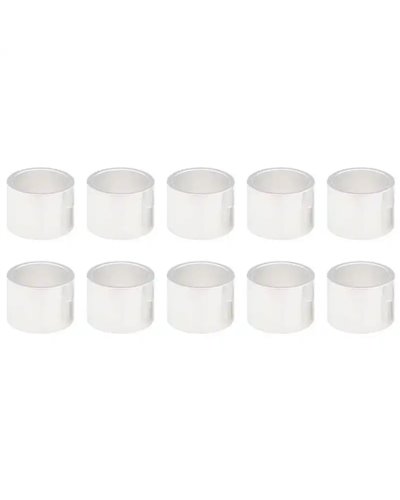 VP Components Alloy Adjuster Spacer 1- 1/8', Height 20mm, White, Pack Of 10Pcs