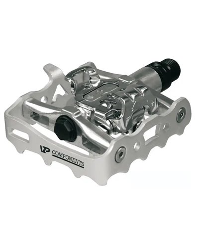 VP Components VP-X82 Coppia Pedali Dual Function SPD in Alluminio Forgiato