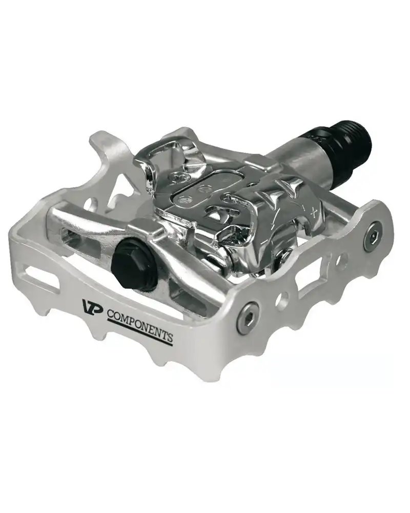 VP Components VP-X82 Coppia Pedali Dual Function SPD in Alluminio Forgiato