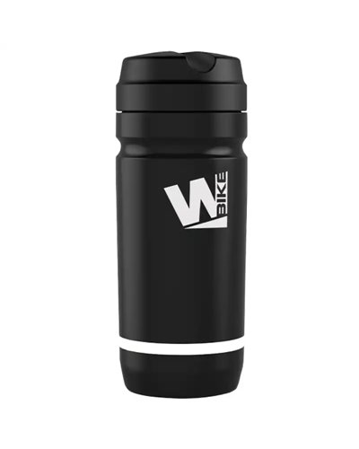 WAG Borraccia Portaoggetti 750ml, Black - Logo Bianco