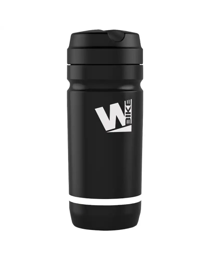 WAG Borraccia Portaoggetti 750ml, Black - Logo Bianco