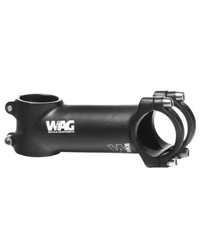 Wag Attacco Manubrio Wag in Alluminio Cnc, Angolo: 6Ø, Estensione: 90mm, Oversize, Nero