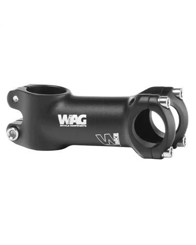 Wag Attacco Manubrio Wag in Alluminio Standard, Angolo: 6Ø, Estensione: 110mm, Nero
