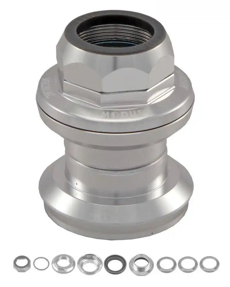 VP Components Threaded Headset 1' Aluminum, Cartridge, Silver