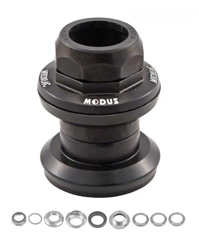 VP Components Threaded Headset 1 Alloy Cartridge, Sealed Bearings, Black