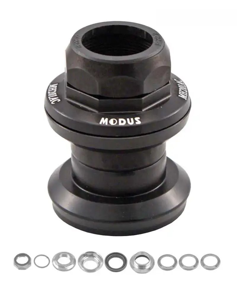 VP Components Threaded Headset 1 Alloy Cartridge, Sealed Bearings, Black