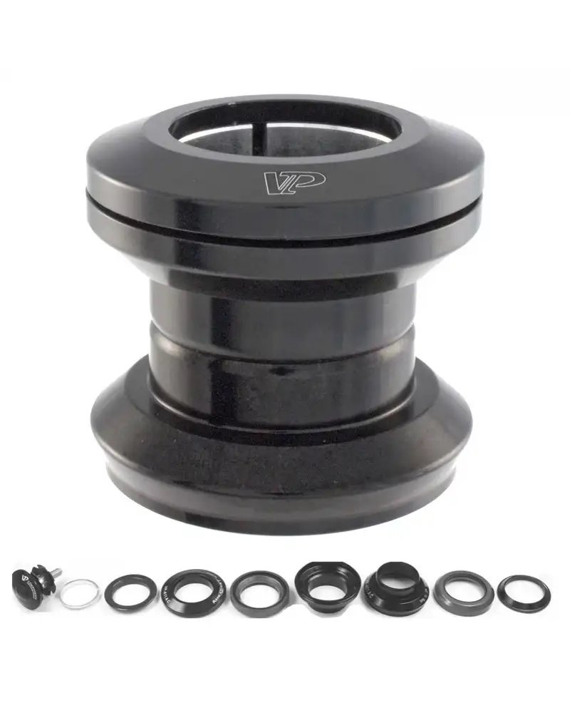 VP Components A-Head Headset 1Ùalloy Cartridge, Standard Bearings, Black