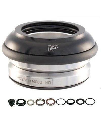 VP Components A-Head Headset 1/8Ùalloy, Racing, Integrated Bearings, Black 45§
