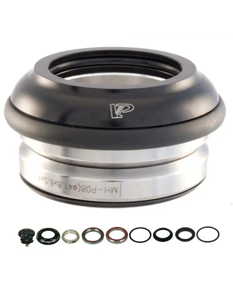 VP Components A-Head Headset 1/8Ùalloy, Racing, Integrated Bearings, Black 45§