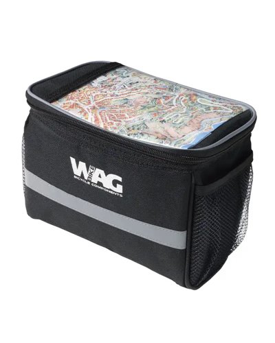 Wag Handlebar Bag With Velcro Straps.