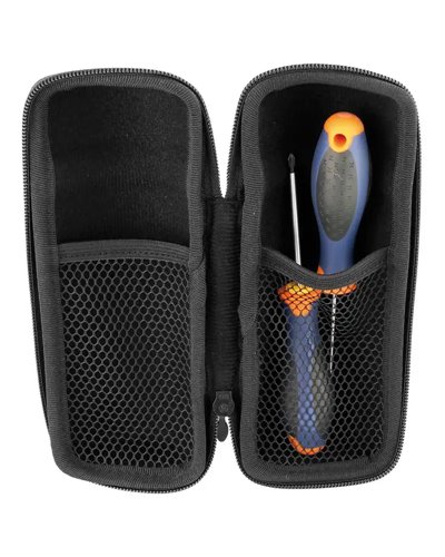 Wag Borraccia Portatutto da 500ml, con Zip Antiacqua, e Retina Portaoggetti, Carbon Finish
