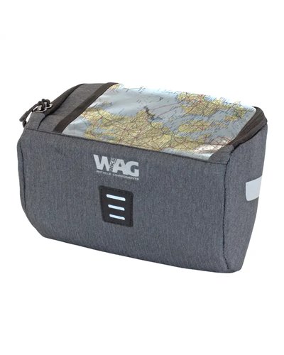 Wag Borsa Manubrio Portamappa - Grigio