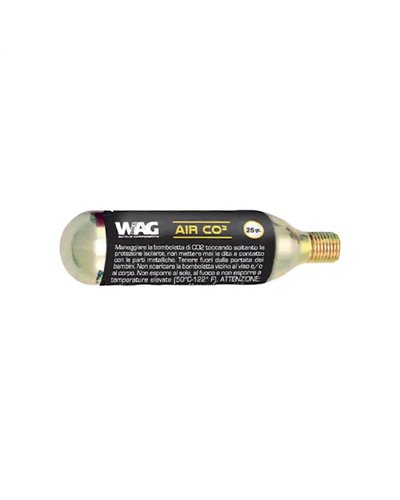 BSA Cartuccia CO2 25 gr Aria Gonfiaggio Ruote Bici (1 Pezzo)