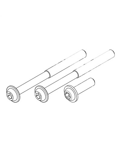 Bosch Screw Set Powerpack 400/500 Rack (BBP33YY)