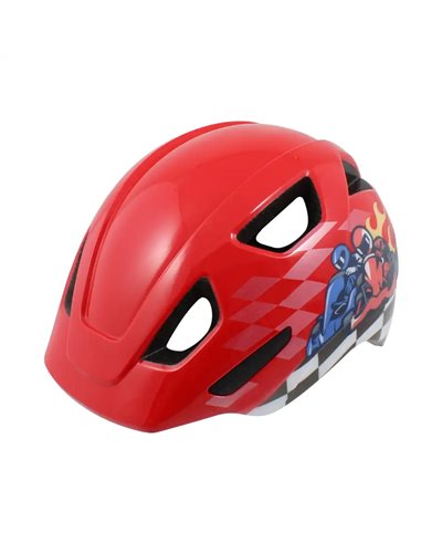 Wag Helmet Kid Fun Boy - S (48-54 cm), Race Cars
