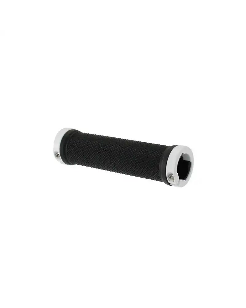 Wag Coppia Manopole MTB Lock Ring Bianche