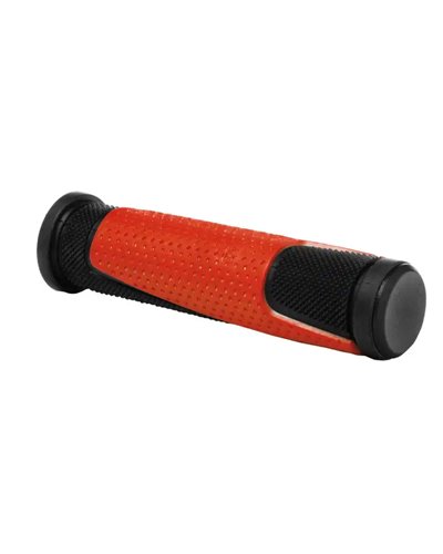 Wag Coppia Manopole Double D, 125mm, Nero/Rosso