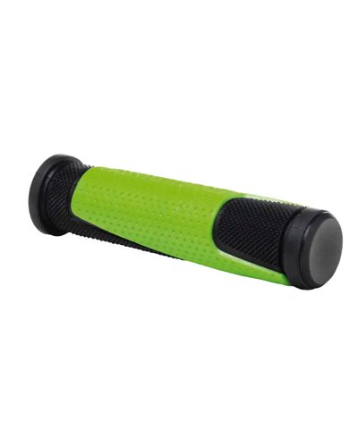 Wag Coppia Manopole Double D, 125mm, Nero/Verde