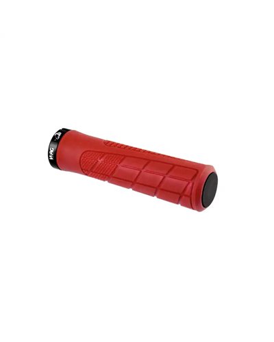 Wag Coppia Manopole MTB Pro con Lock Ring, 135mm, Rosso