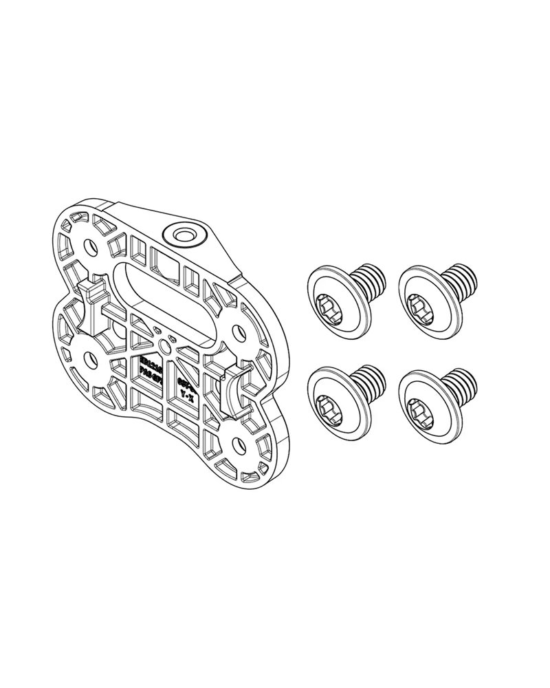 Bosch Kit Piastra di Fissaggio CompactTube Orizzontale, Lato Senza Serratura, Fisso (BBP324Y)
