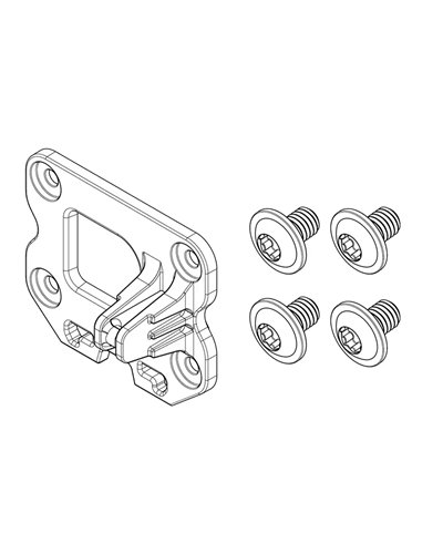 Bosch CompactTube Horizontal, Plug Side, Axial/Pivot Screw-On Plate Kit (BBP324Y)