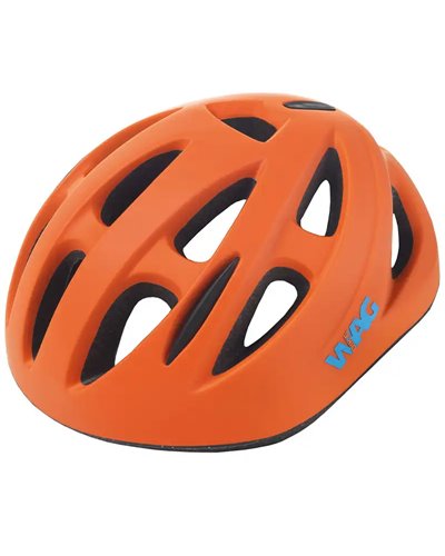 Wag Sky Helmet For Kids, Size S. Orange Color, Mat Finish.