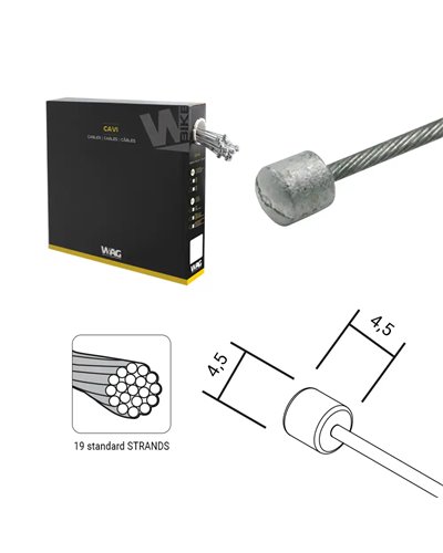 WAG Pack 100 Gear Cables 1.2X1950