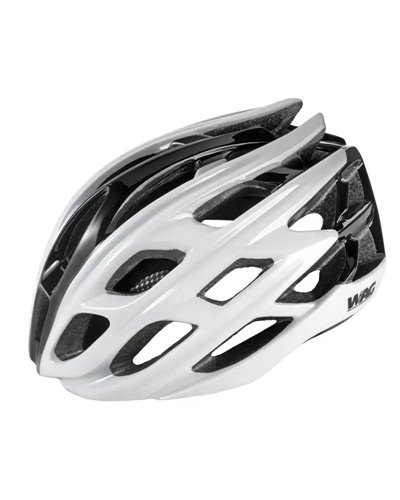 Wag Casco Road Gt3000In-Mould Conehead, Taglia L, Colorazione Bianco/Nero