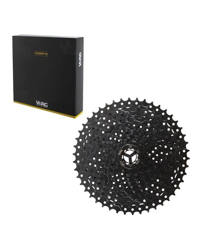 Wag Cassette 11S - 11-46 Teeth, Black, SH11