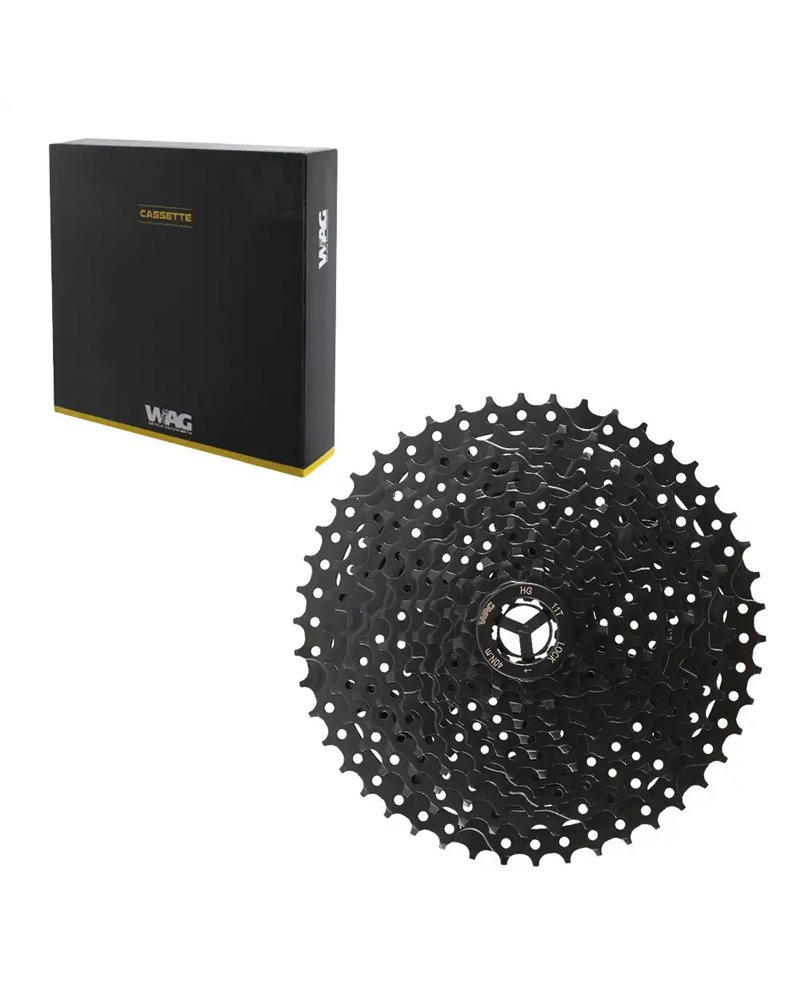 Wag Cassette 11S - 11-46 Teeth, Black, SH11