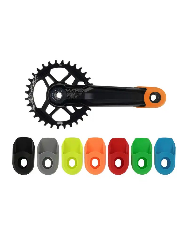 Wag Pair Of Crank Boots, Orange Color.