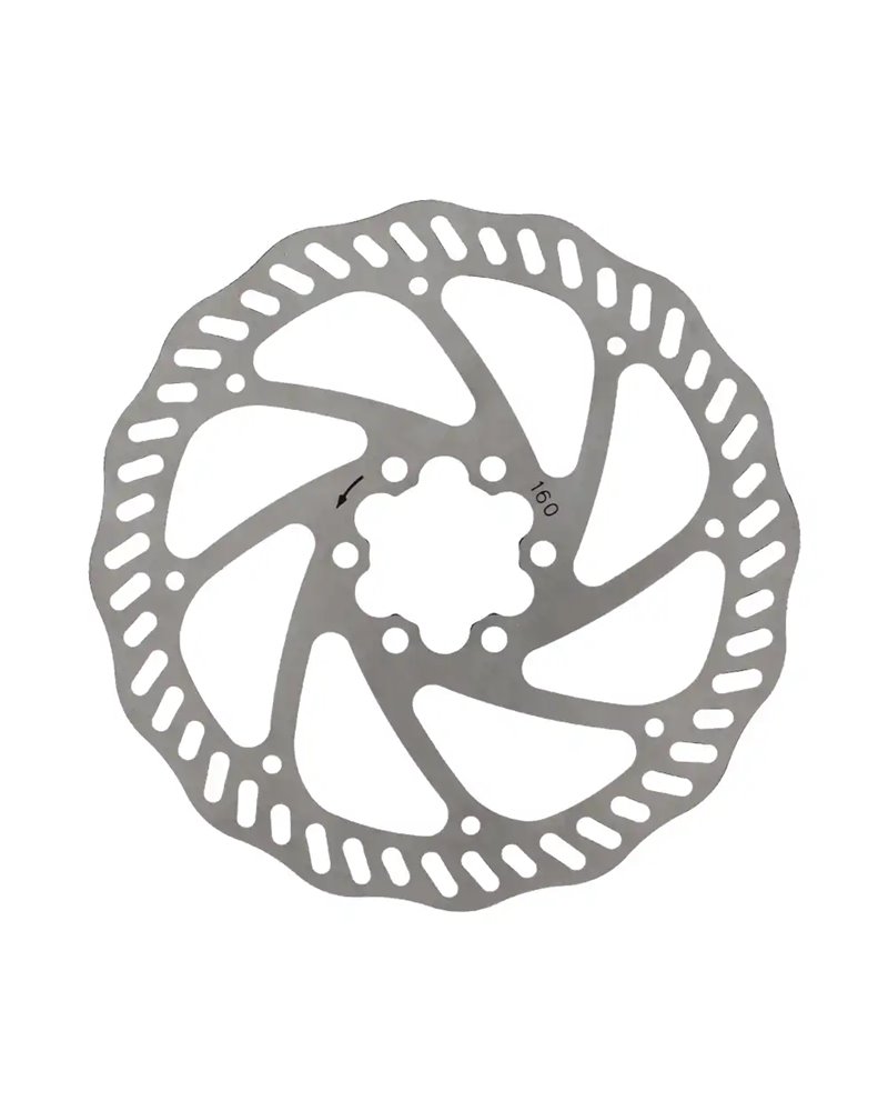 Wag Disc Rotor DF5 6 Bolts - 160mm, Silver