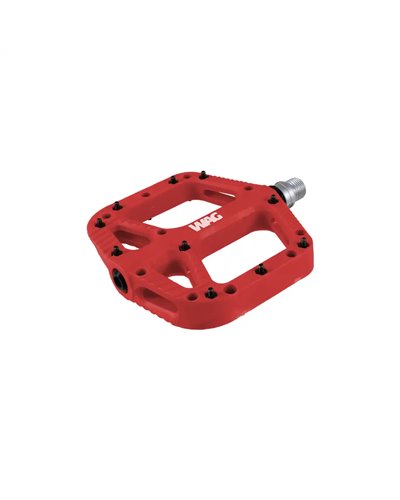 Wag Coppia Pedali Flat - Rosso