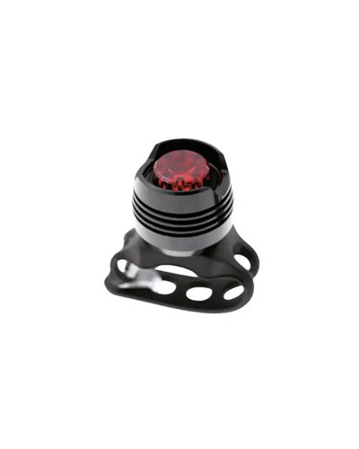 Wag Luce Posteriore Wag Metal in Alluminio, Batterie Incluse Nero