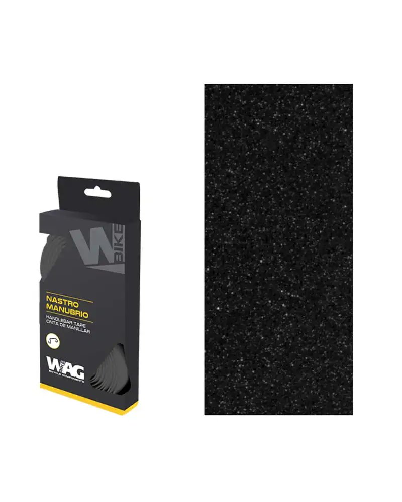 Wag Handlebar Tapes Basic, 30X1800X2, 5mm, Pack Of 2Tapes, 2Plugs And 2Pcs Of Adhesive Tape, Black