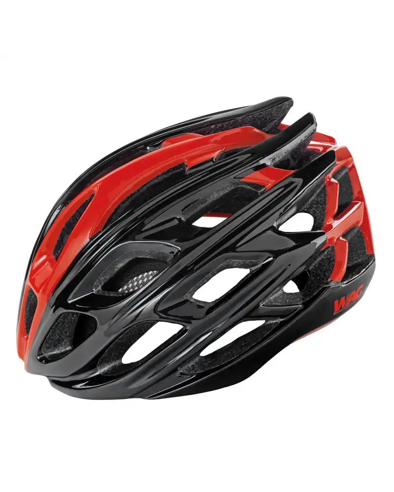 Wag Casco Road Gt3000In-Mould Conehead, Taglia L, Colorazione Nero/Rosso