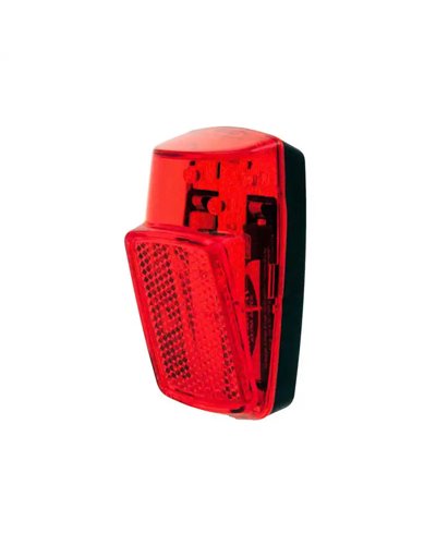 Wag Luce Posteriore per Parafango 3 Led, Rosso/Nero