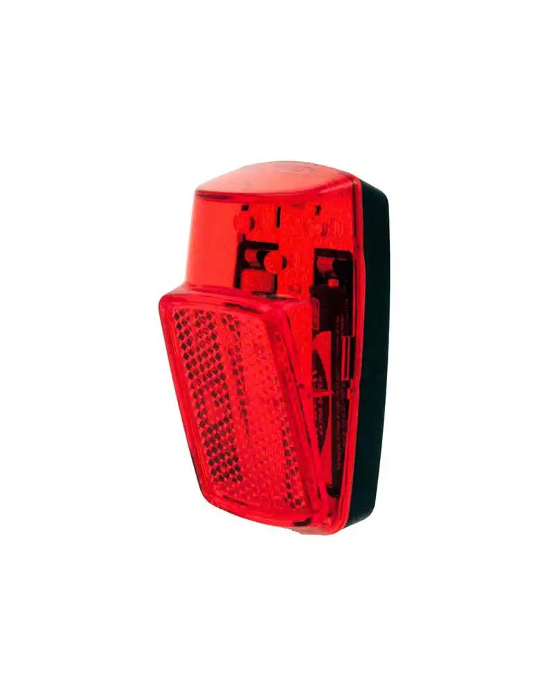 Wag Luce Posteriore per Parafango 3 Led, Rosso/Nero