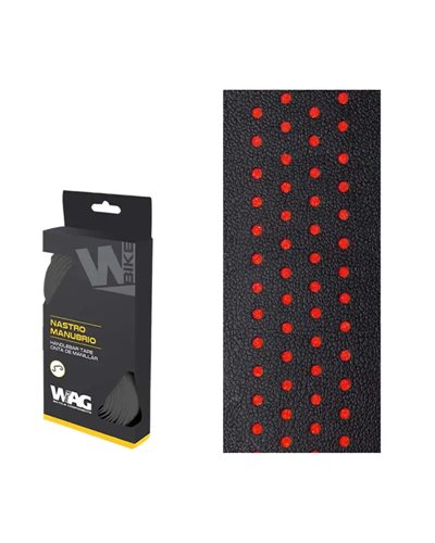 Wag Nastro Manubrio Double Color Nero/Rosso