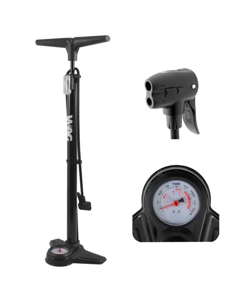 Wag Floor Pump Basic Plus - Black